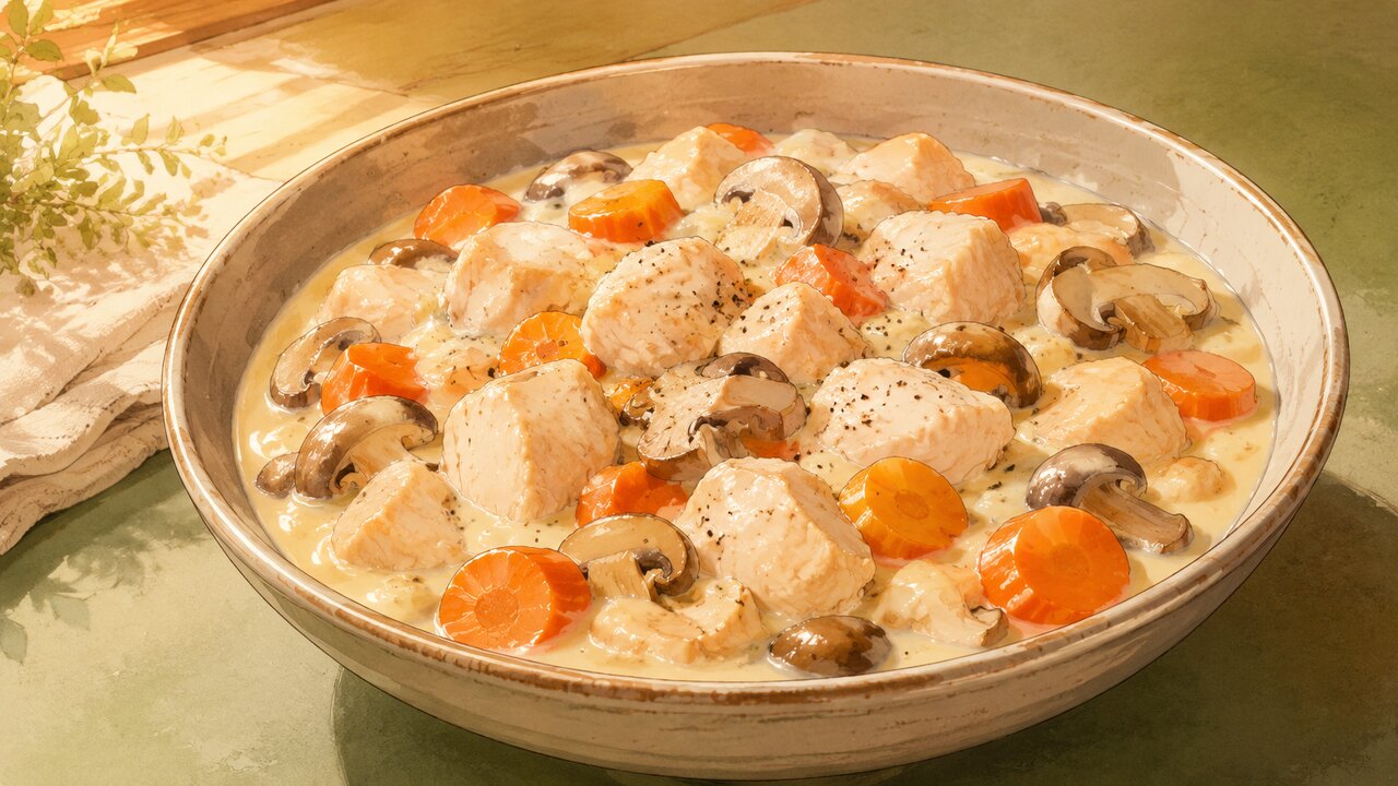 Recette de Blanquette de poulet
