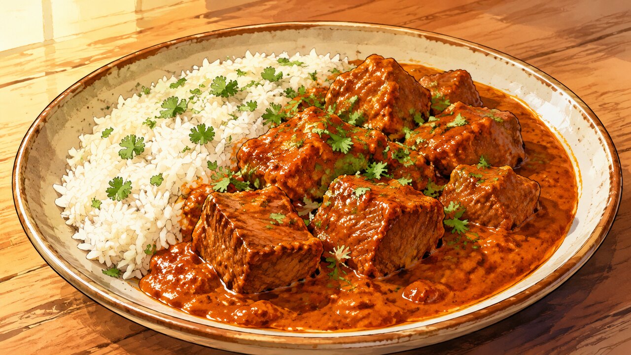 Recette de Curry de boeuf