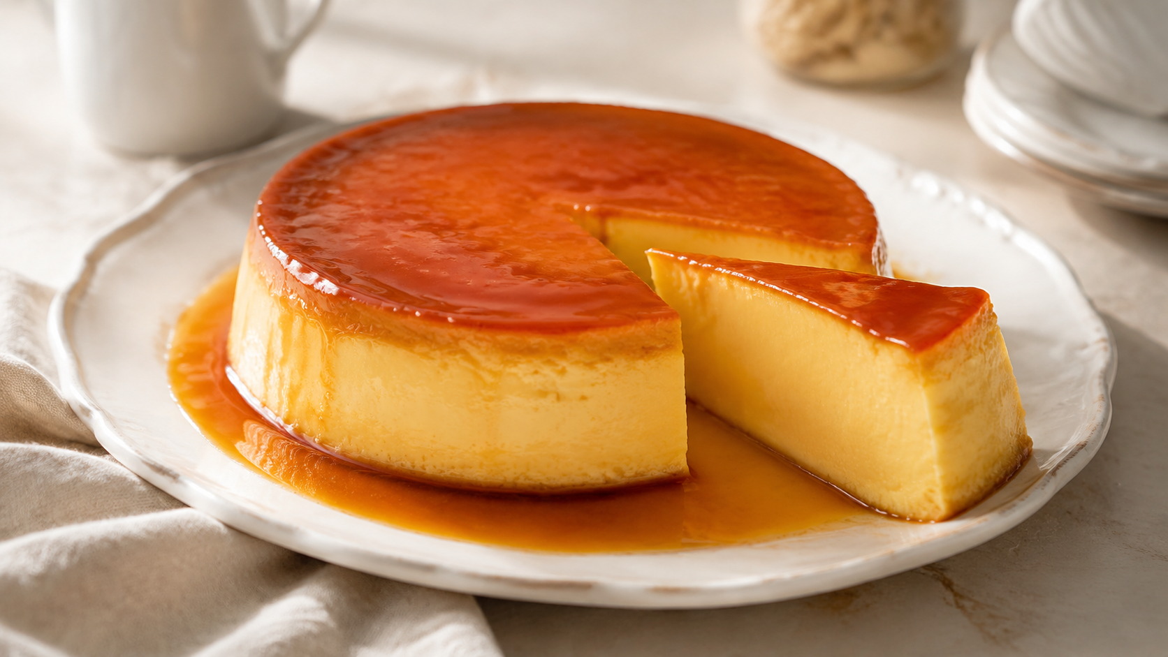 Recette de Flan aux œufs au caramel