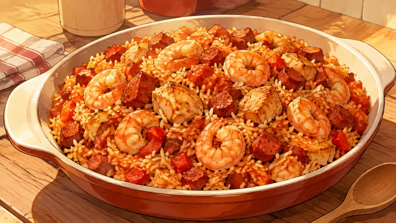 Recette de Jambalaya de poulet