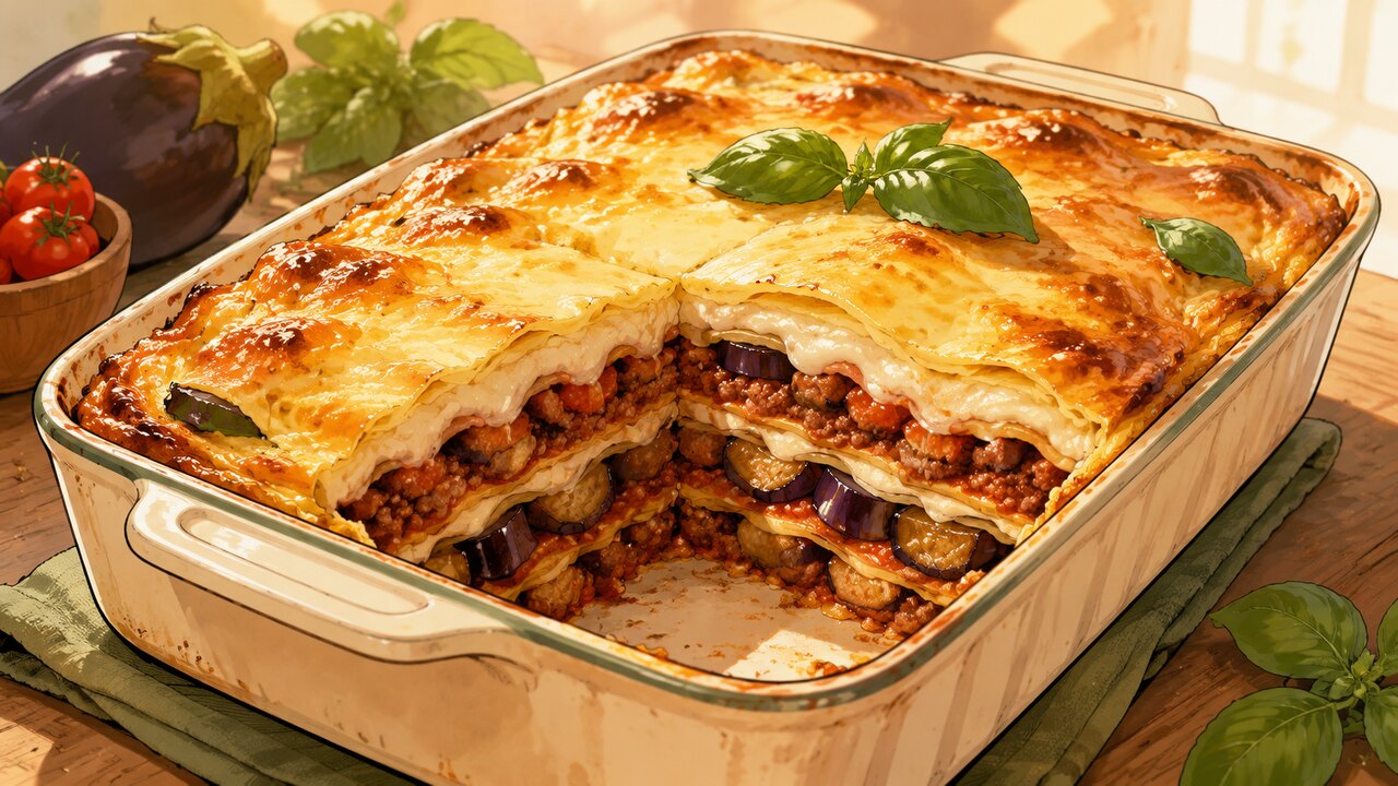 Recette de Lasagnes de moussaka