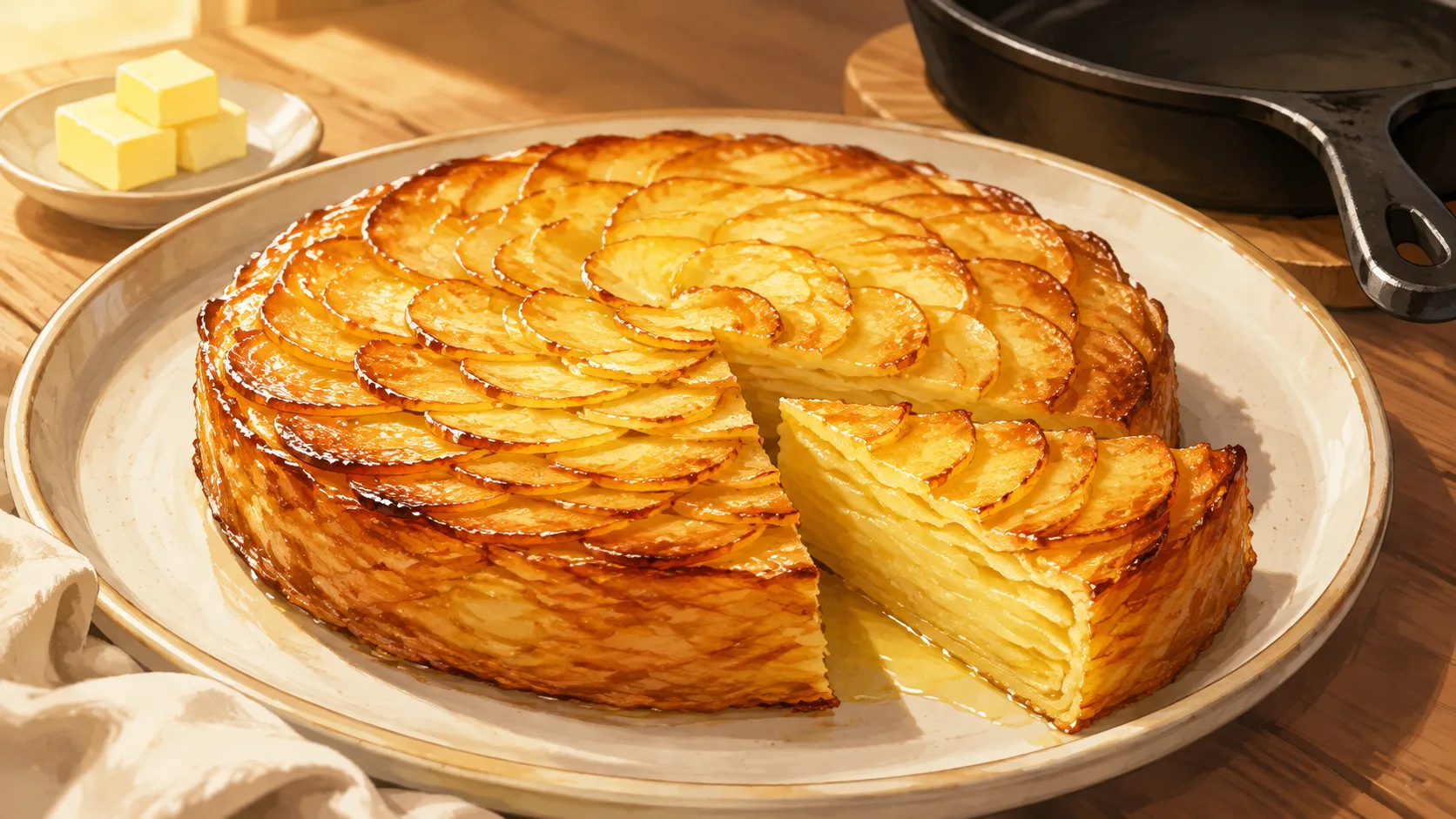 Recette de Pommes Anna