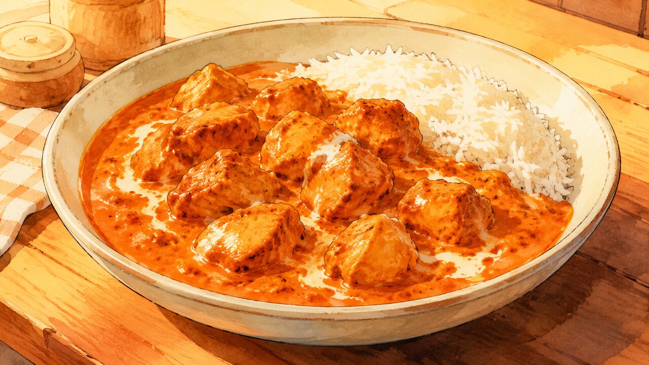 Recette de Poulet tikka masala