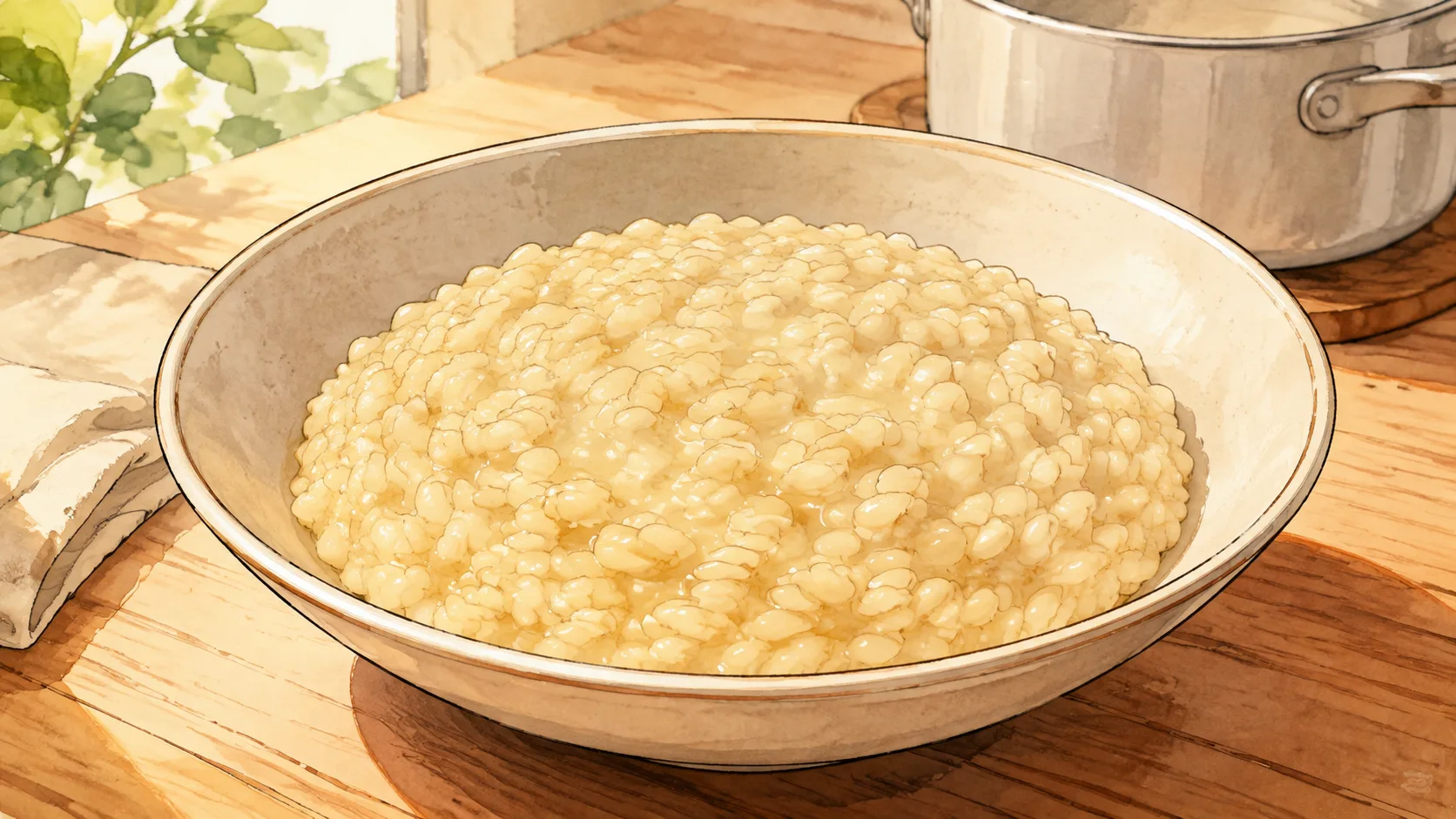 Recette de Risotto de base au riz arborio