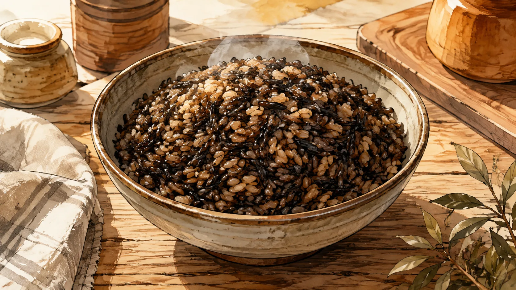 Recette de Riz sauvage ou mélange de riz