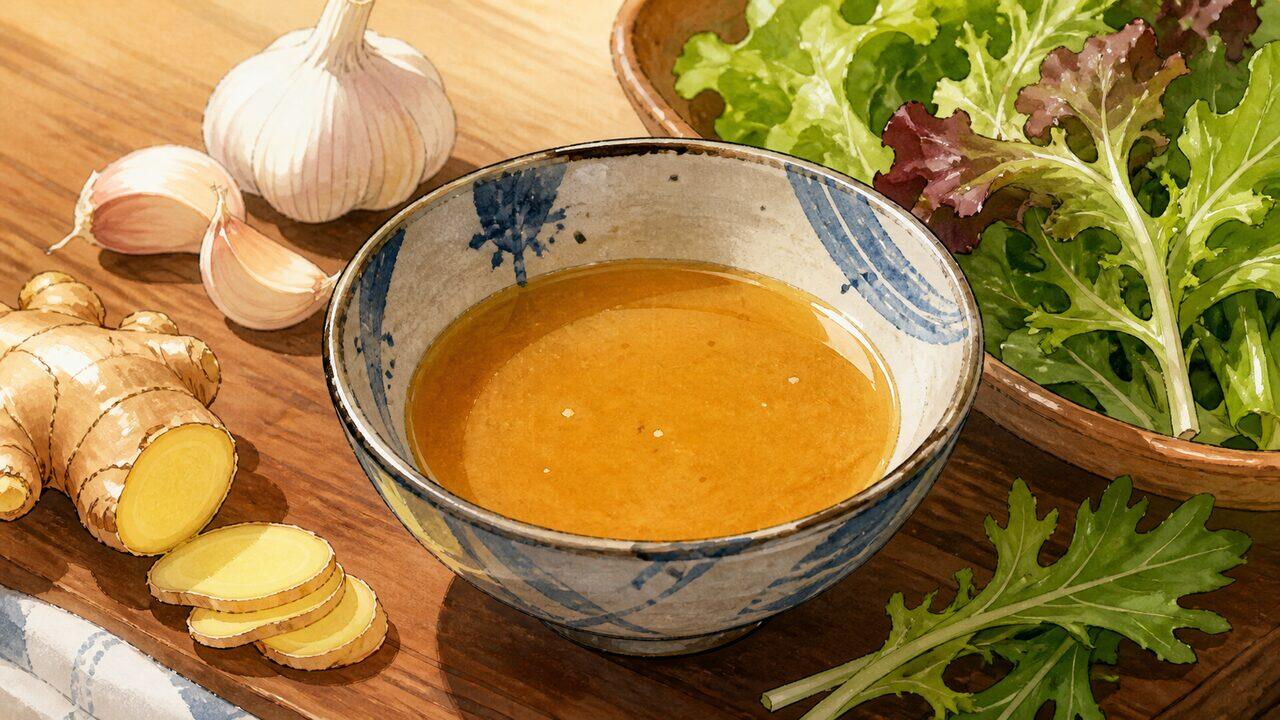 Recette de Sauce miso-gingembre