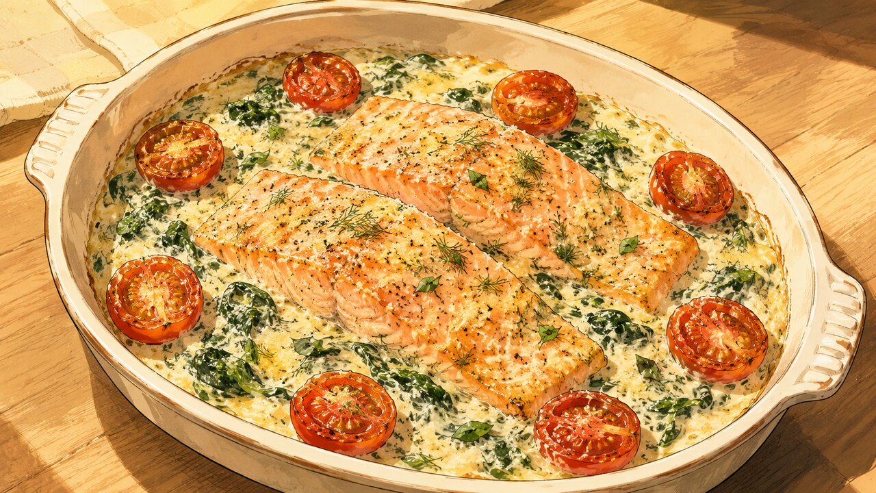 Recette de Saumon à la Toscane