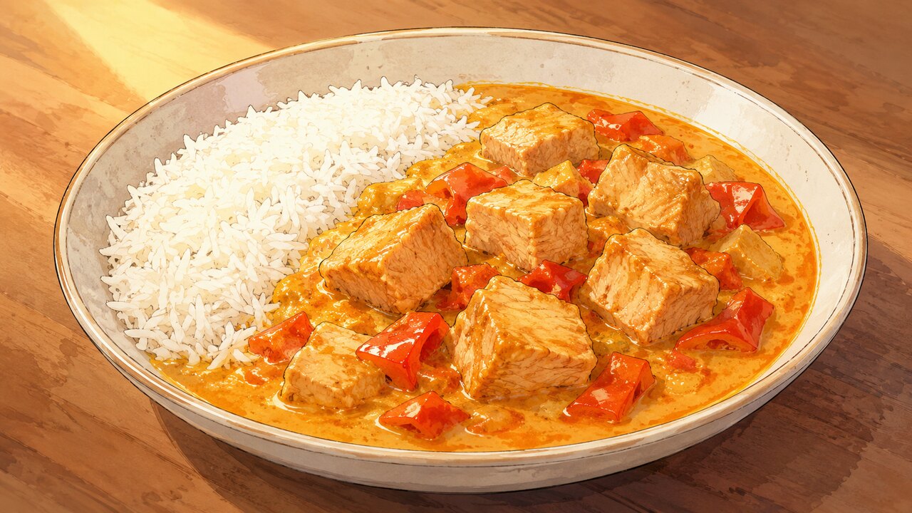 Recette de Sauté de porc au curry
