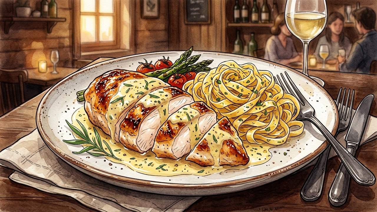 Recette de Suprême de poulet ultra-fondant à l'estragon & beurre citronné