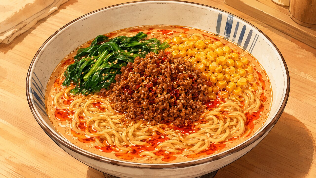 Recette de Tantanmen – Ramen épicé